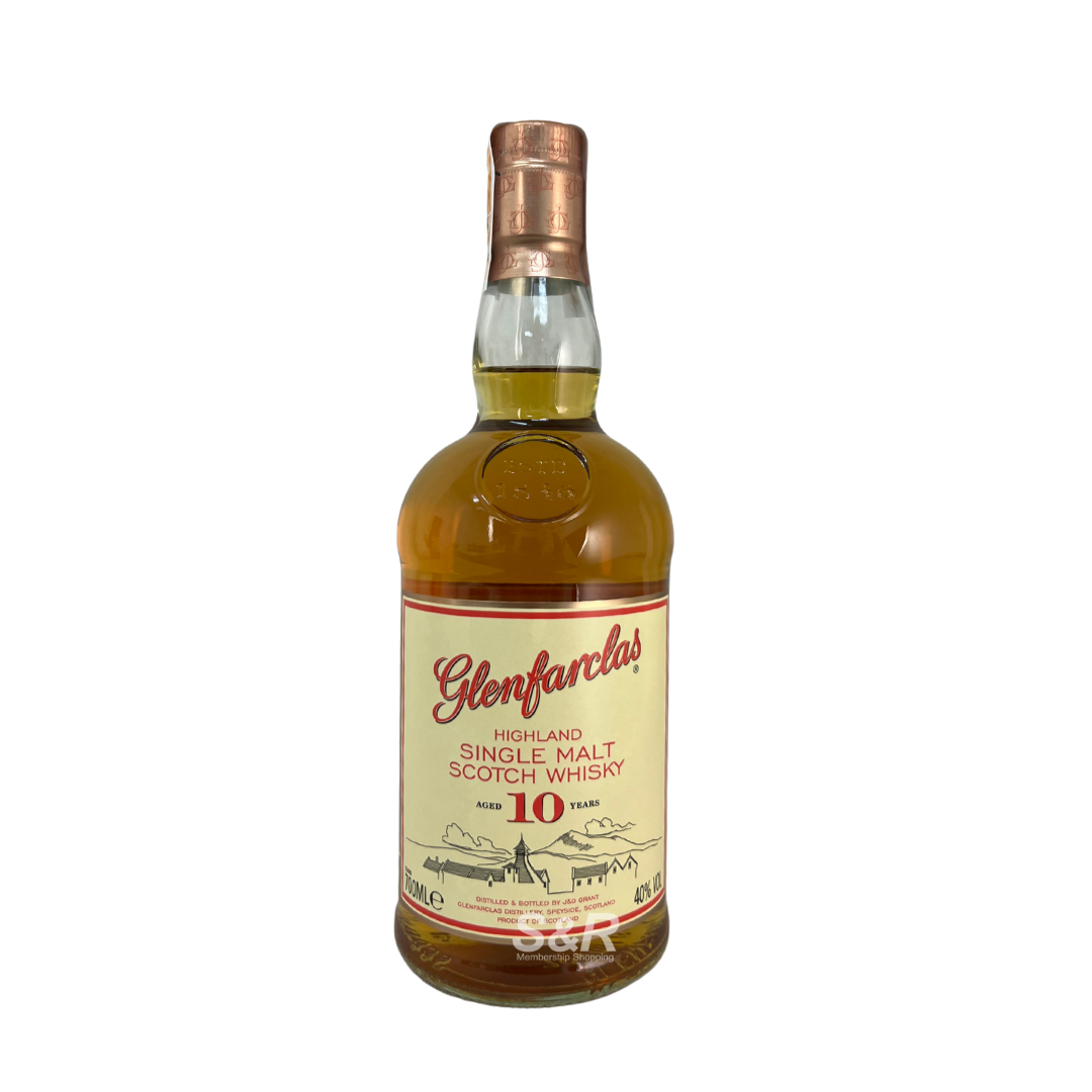Glenfarclas Highland Single Malt Scotch Whisky Aged 10 Years 700mL Glenfarclas Highland Single Malt Scotch Whisky Aged 10 Years 700mL